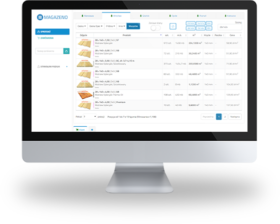 magazeno-ekran-glowny3 System magazynowy i sprzedażowy MAGAZENO.